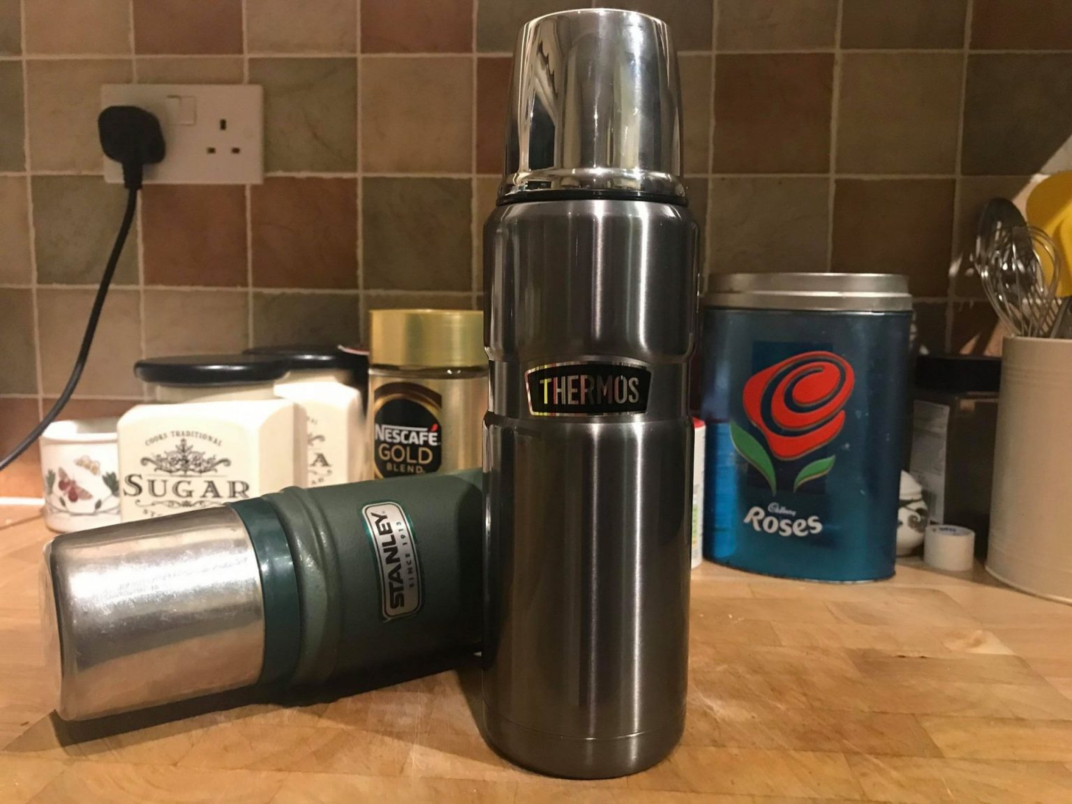 Thermos Stainless King Flask Review Against Men and Fish