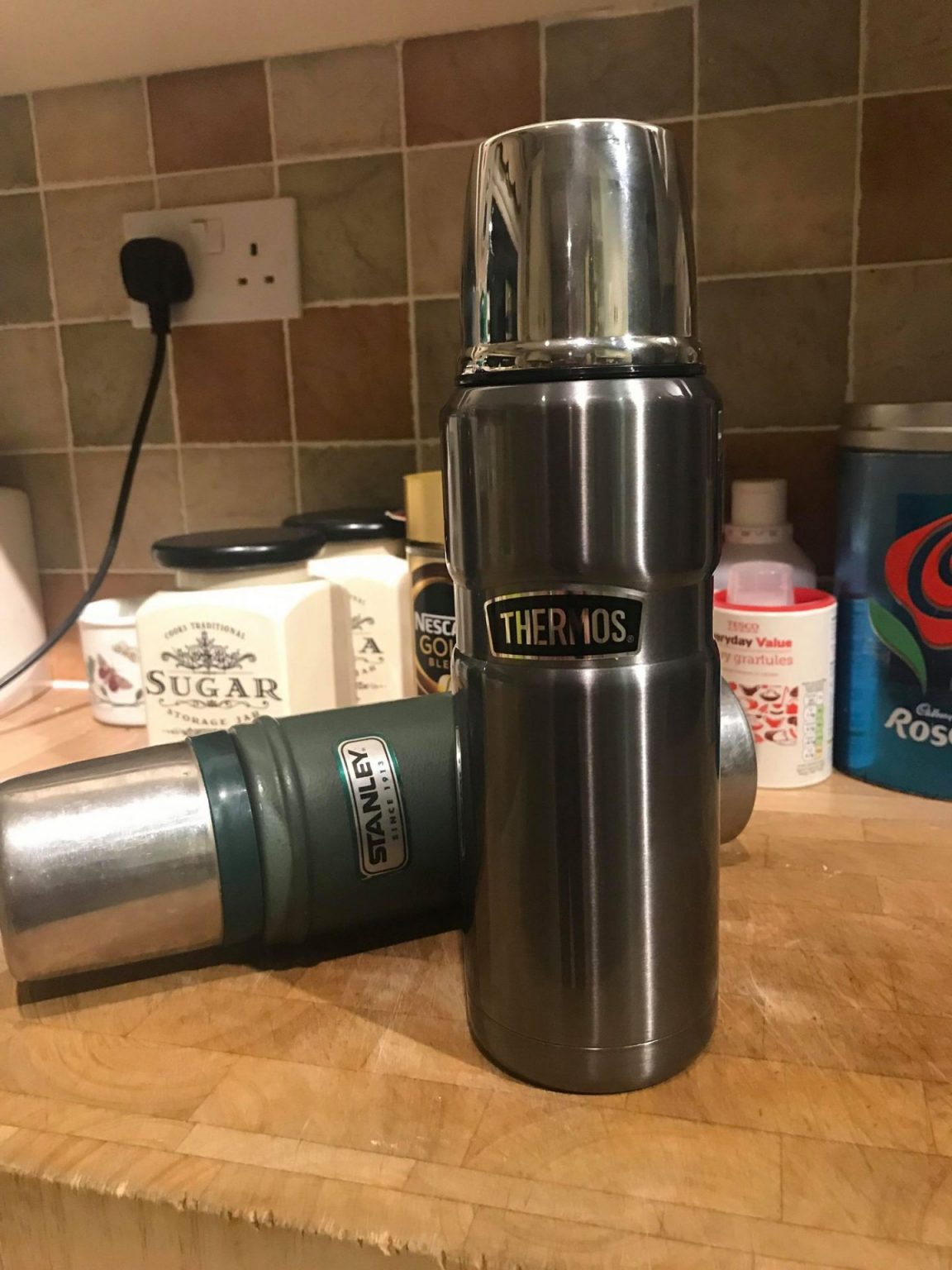 Thermos Stainless King Flask Review Against Men and Fish